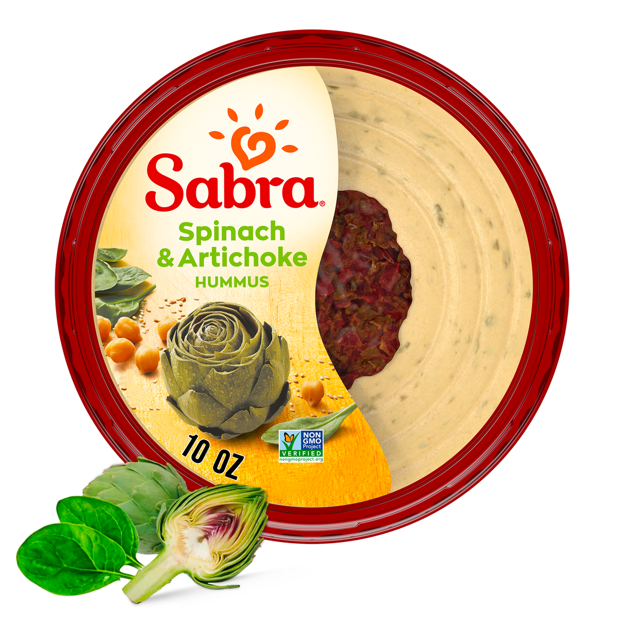 Sabra Spinach Artichoke Hummus - 10oz