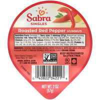 Sabra Roasted Red Pepper Hummus Singles - 2oz, 12ct
