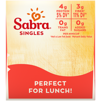 Sabra Roasted Red Pepper Hummus Singles - 2oz, 6ct