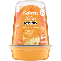 Sabra Snackers Buffalo Hummus Dip & Tostitos Tortilla Chips - 2.4 Oz