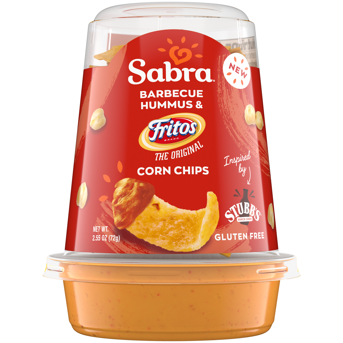 Sabra Snackers Barbecue Hummus Dip & Fritos The Original Corn Chips - 2.55 Oz