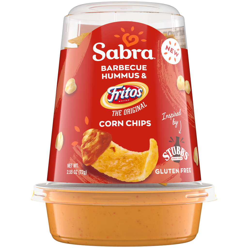 Sabra Snackers Barbecue Hummus Dip & Fritos The Original Corn Chips ...