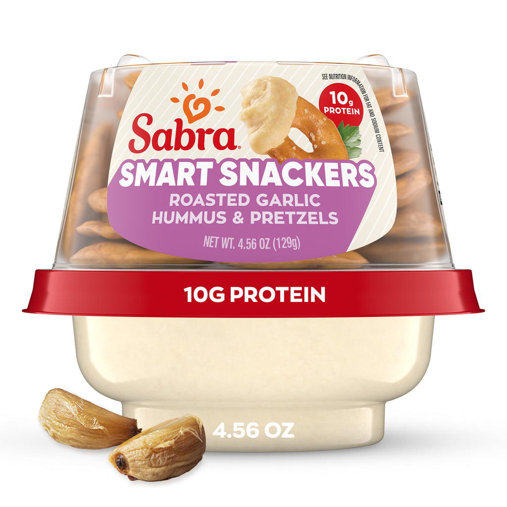 Sabra Snackers Roasted Garlic Hummus with Pretzels - 4.56oz – Sabra ...