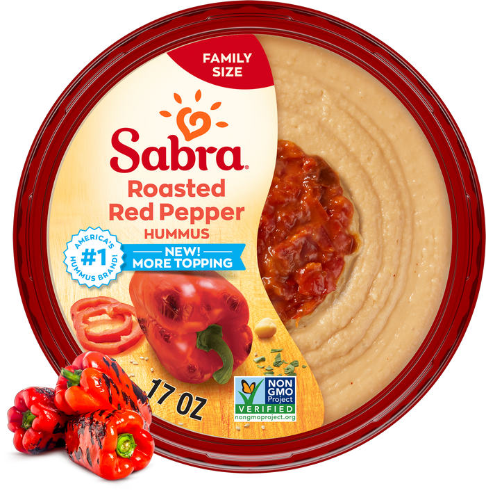 Houmous aux poivrons rouges rôtis Sabra - 17oz