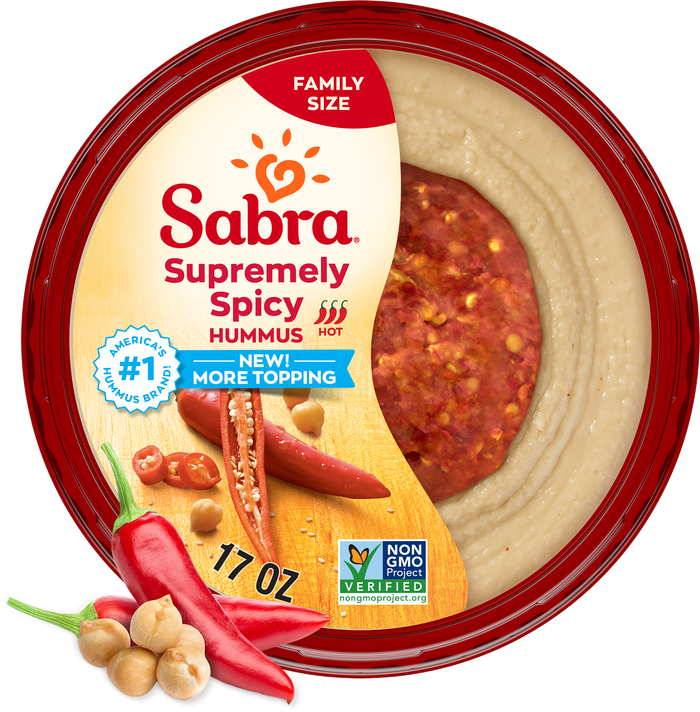 Sabra Supremely Spicy Hummus - 17oz