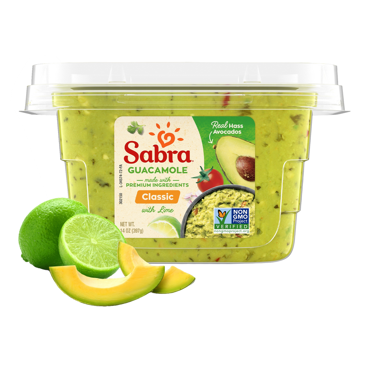 Guacamole classique Sabra au citron vert - 14oz