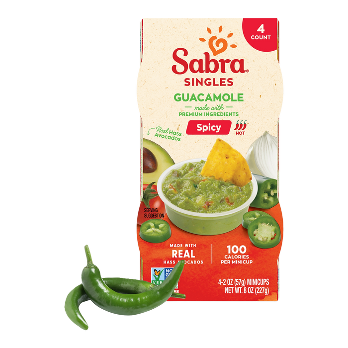 Sabra Spicy Guacamole Singles - 2oz, 4ct