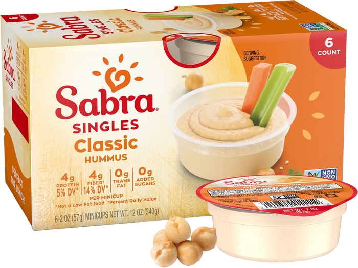 Sabra Classic Hummus Singles - 2oz, 6ct