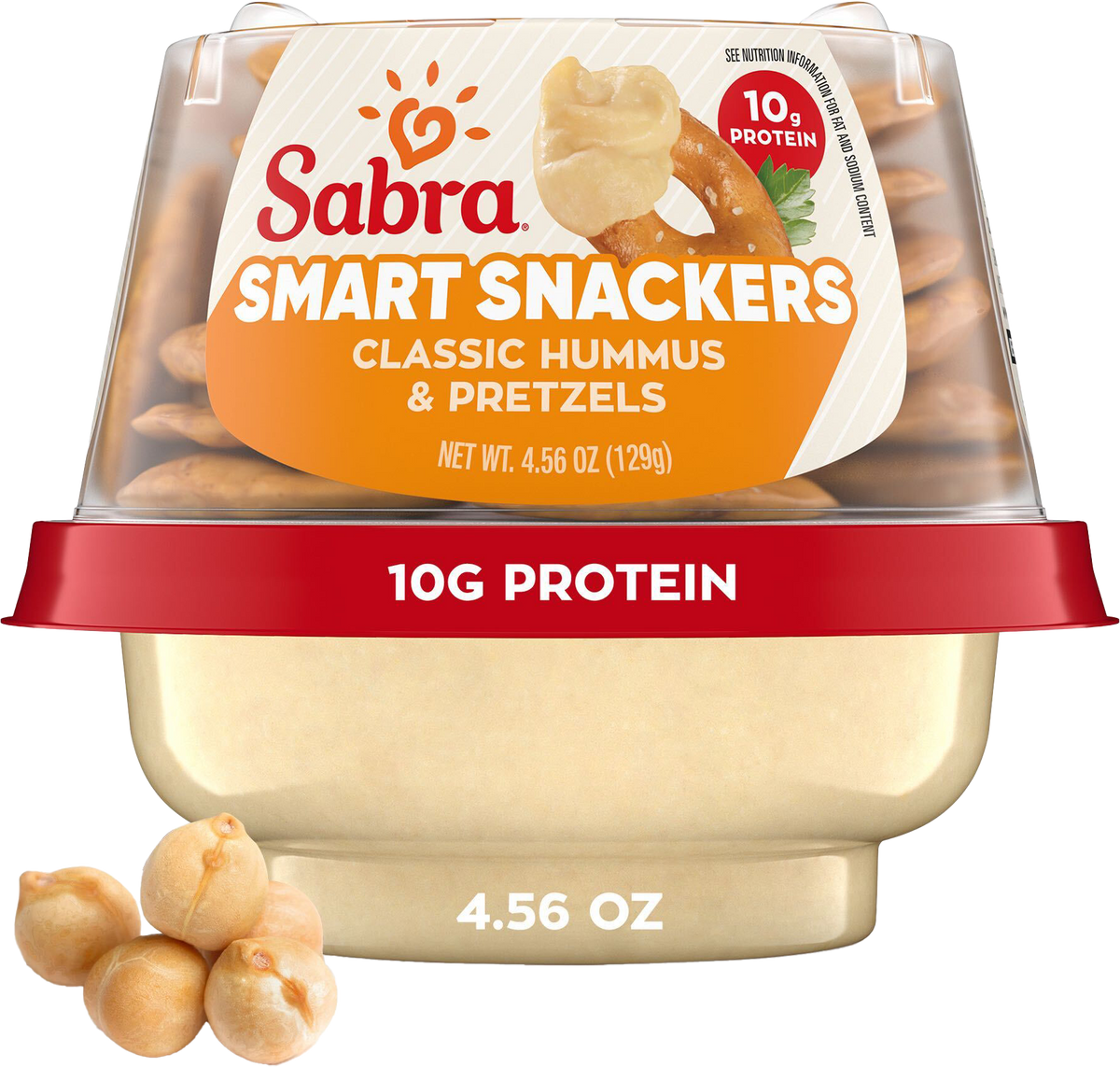 Houmous classique Sabra Snackers avec bretzels - 4,56 oz