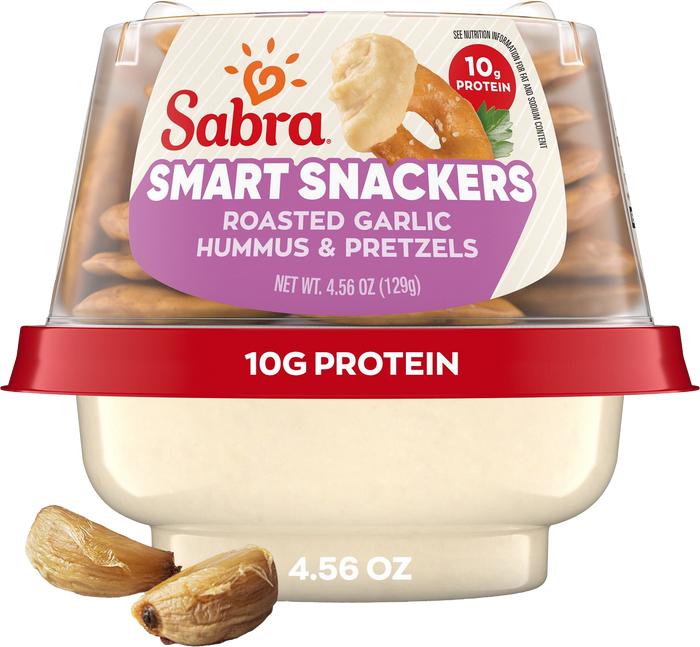 Sabra Snackers Roasted Garlic Hummus with Pretzels - 4.56oz