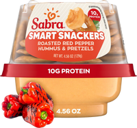 Sabra Snackers Houmous aux poivrons rouges rôtis avec bretzels - 4,56 oz