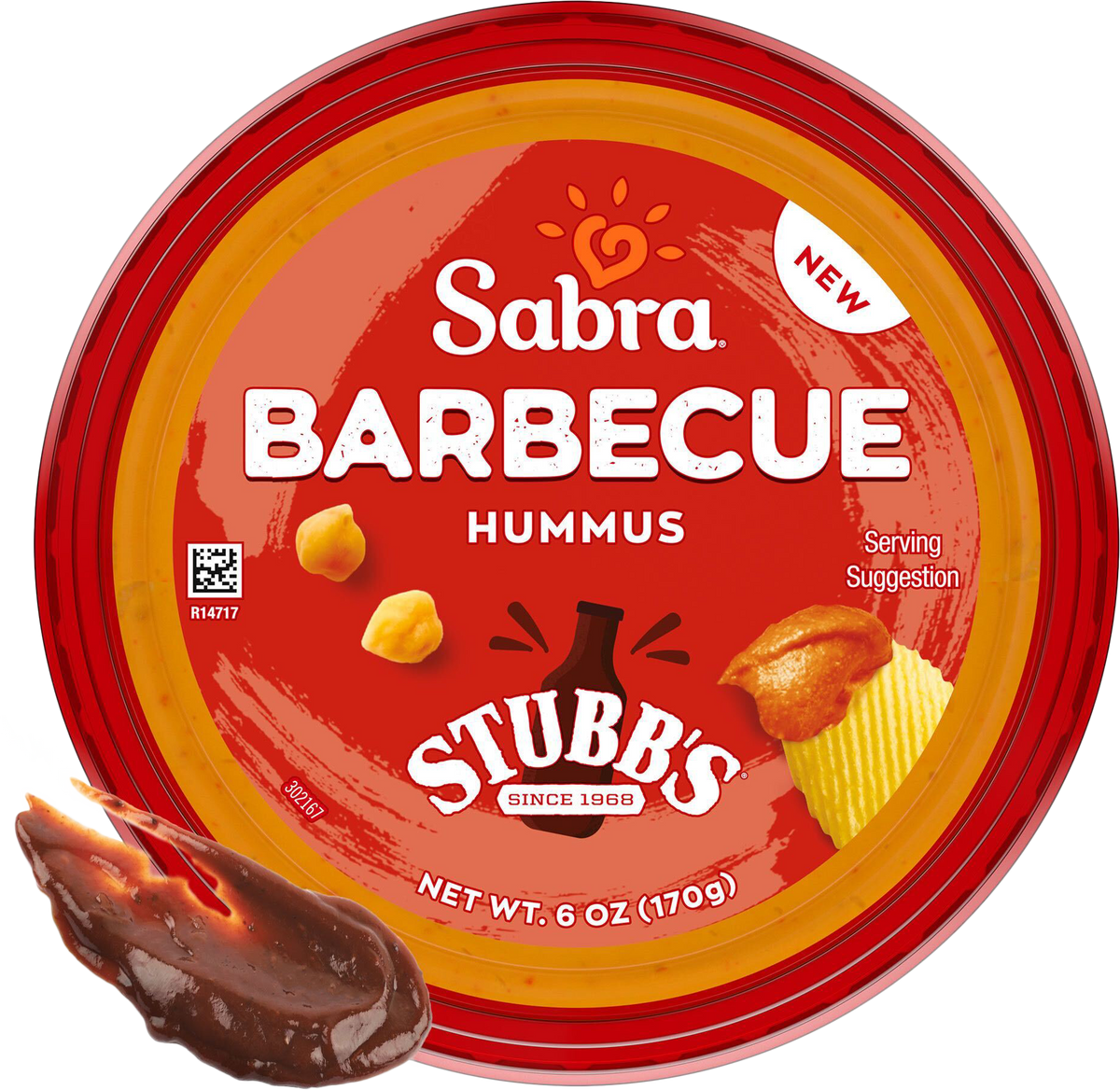 Houmous barbecue Sabra - 6oz