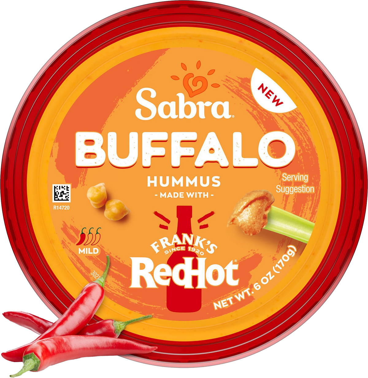 Houmous Sabra Buffalo - 6oz
