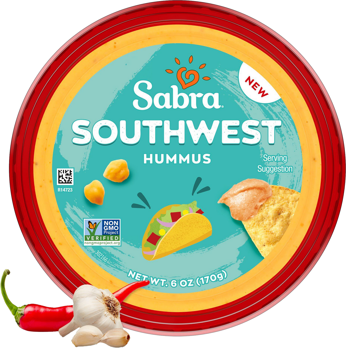 Sabra Southwest Hummus - 6oz