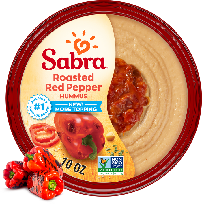 Sabra Roasted Red Pepper Hummus - 10oz