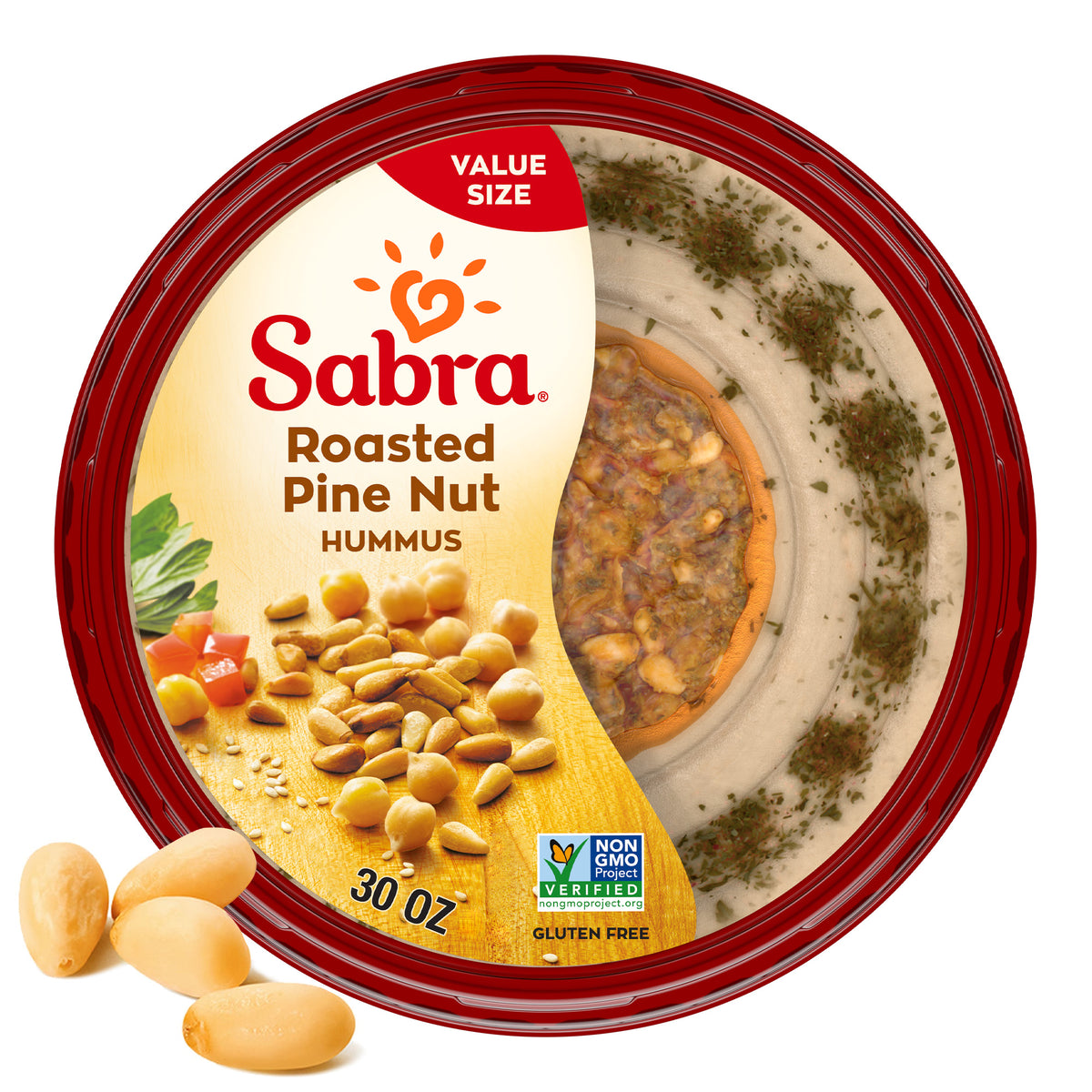 Sabra Roasted Pine Nut Hummus - 30oz