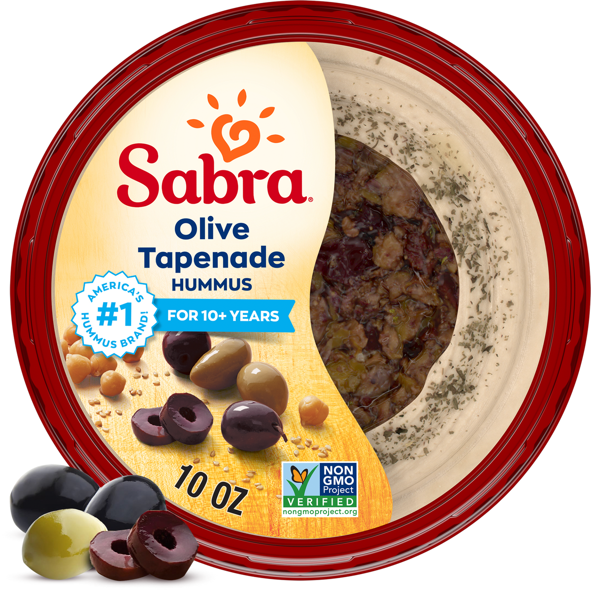 Houmous à la tapenade d'olives Sabra - 10oz