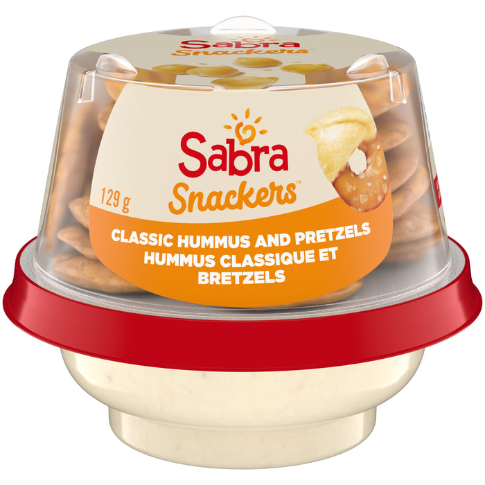 Houmous classique Sabra Snackers avec bretzels - 4,56 oz