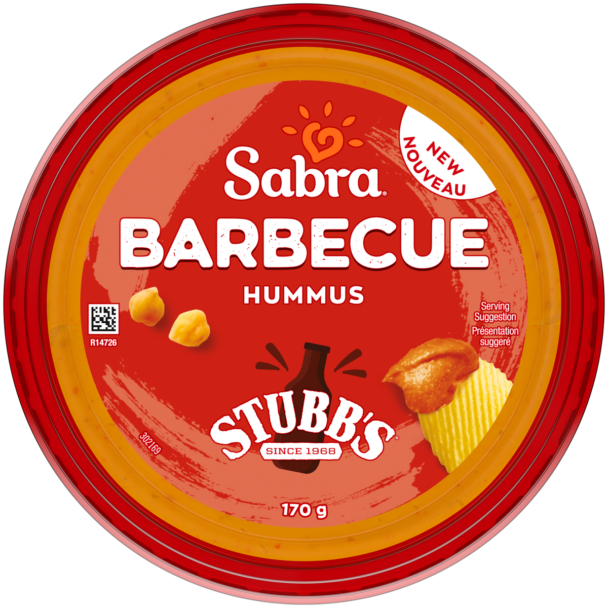 Sabra Barbecue Hummus - 170g
