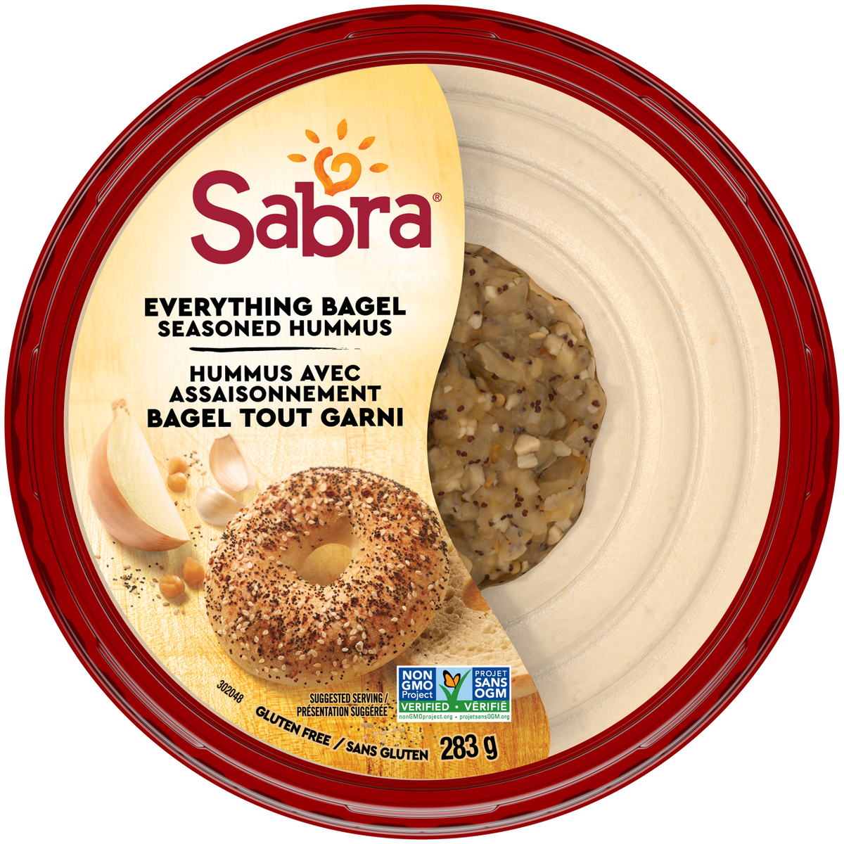 Sabra Everything Bagel Hummus - 283g