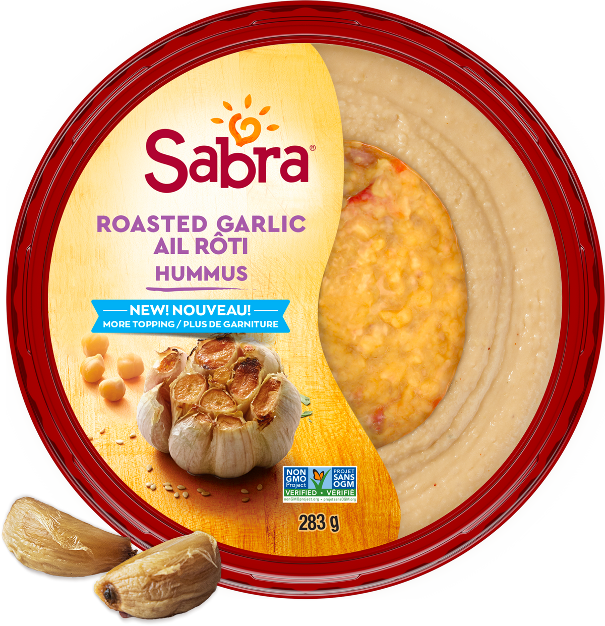 Sabra Roasted Garlic Hummus - 283g