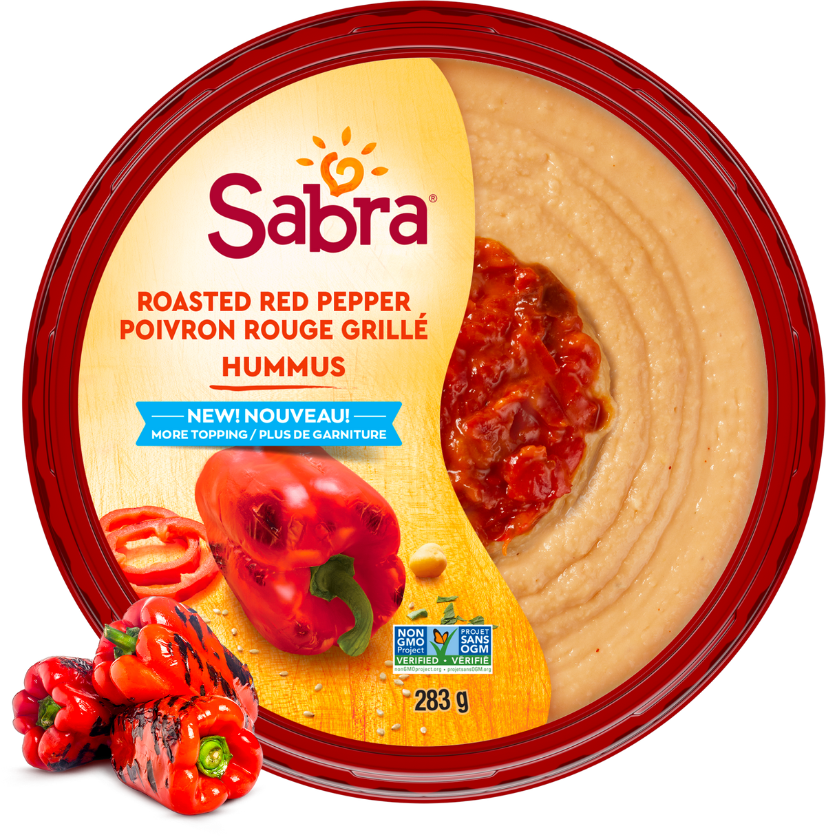 Sabra Roasted Red Pepper Hummus - 283g