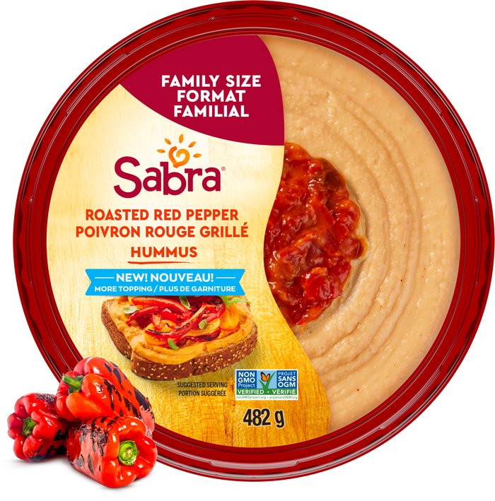 Houmous aux poivrons rouges rôtis Sabra - 17oz