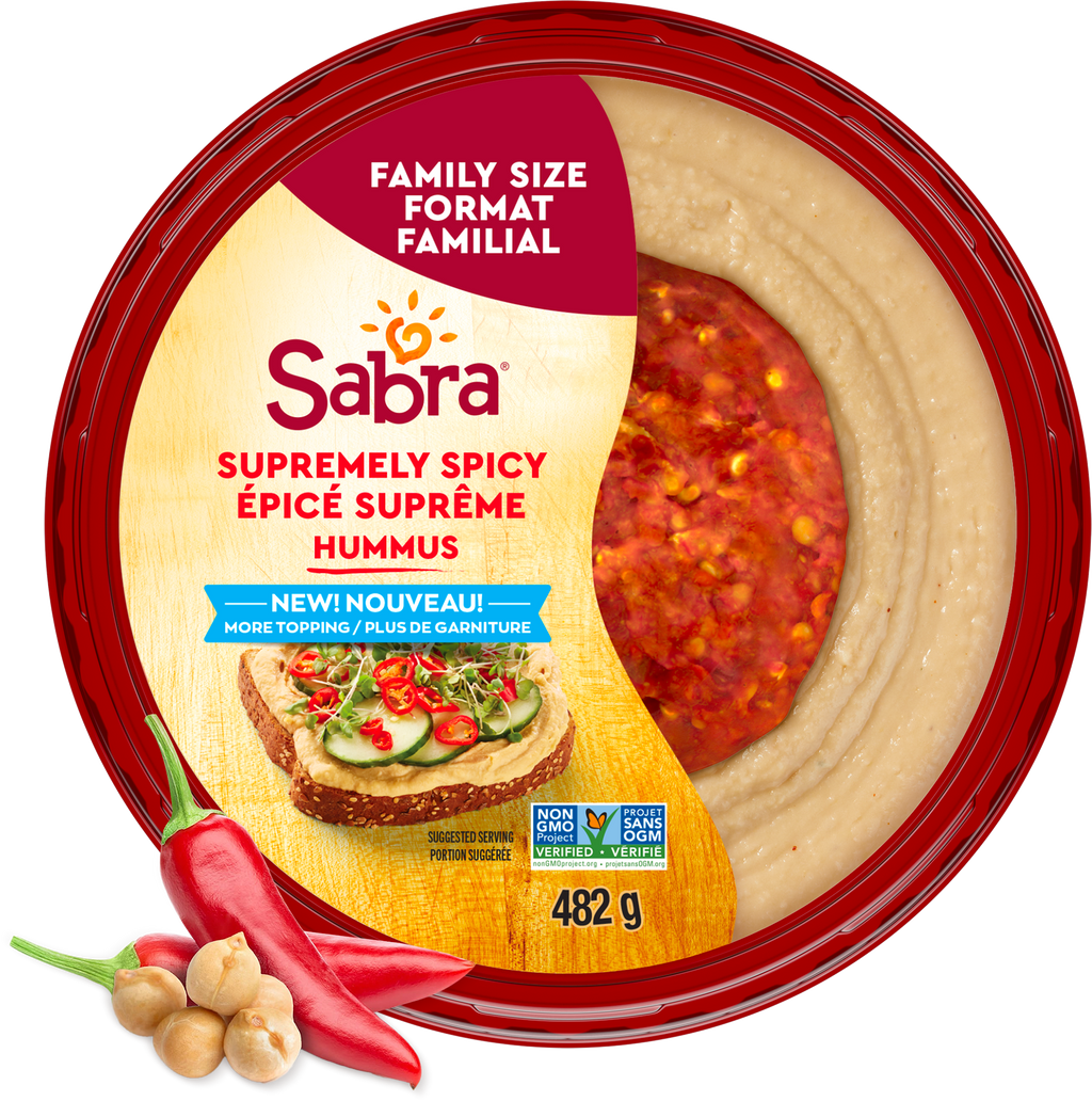 Sabra Supremely Spicy Hummus - 482g – Sabra Dipping Company, LLC